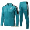 Real Madrid Trainingsjack Pak 2021-22 Blauw Zwarte - Heren